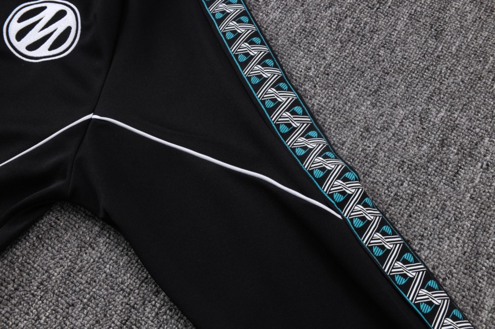 2026/27 Marseilles Black Jacket Training Suit Set