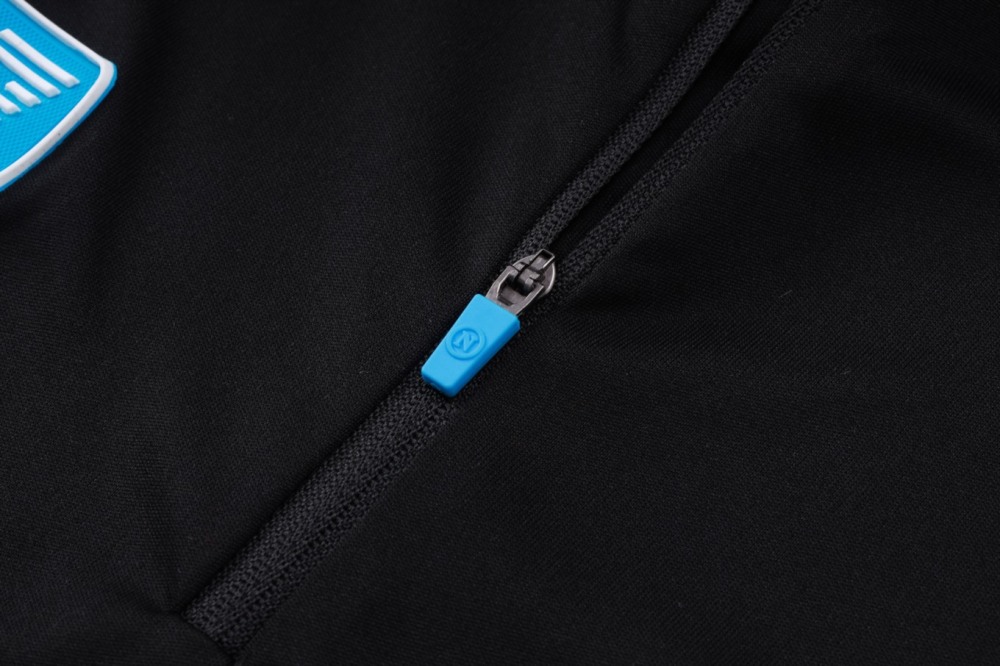 2026/27 Naples Black Long-sleeved half-pull training kit