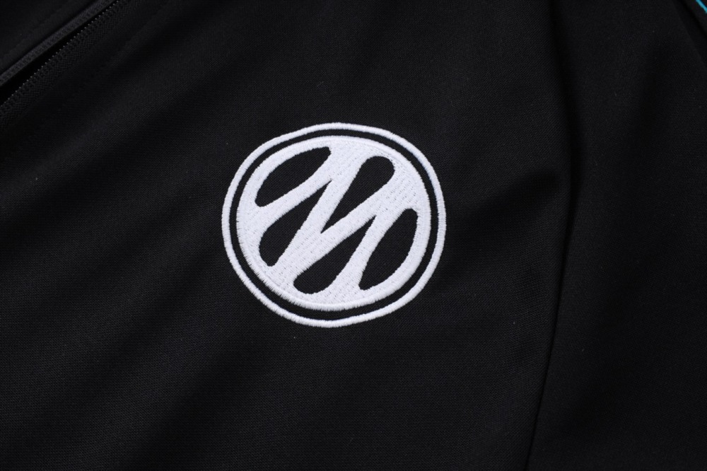 2026/27 Marseilles Black Jacket Training Suit Set