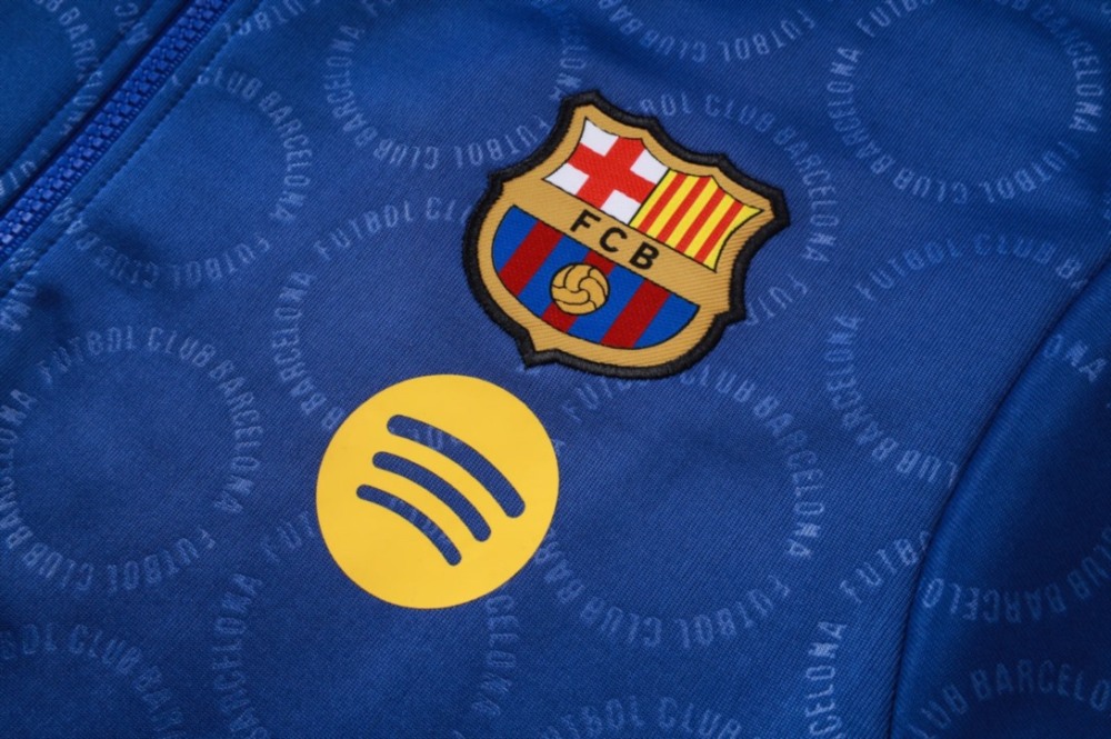 2026/27 Barcelona Blue Jacket Training Suit Set