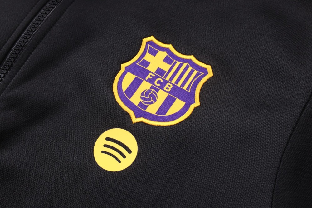 2026/27 Barcelona Black Jacket Training Suit Set