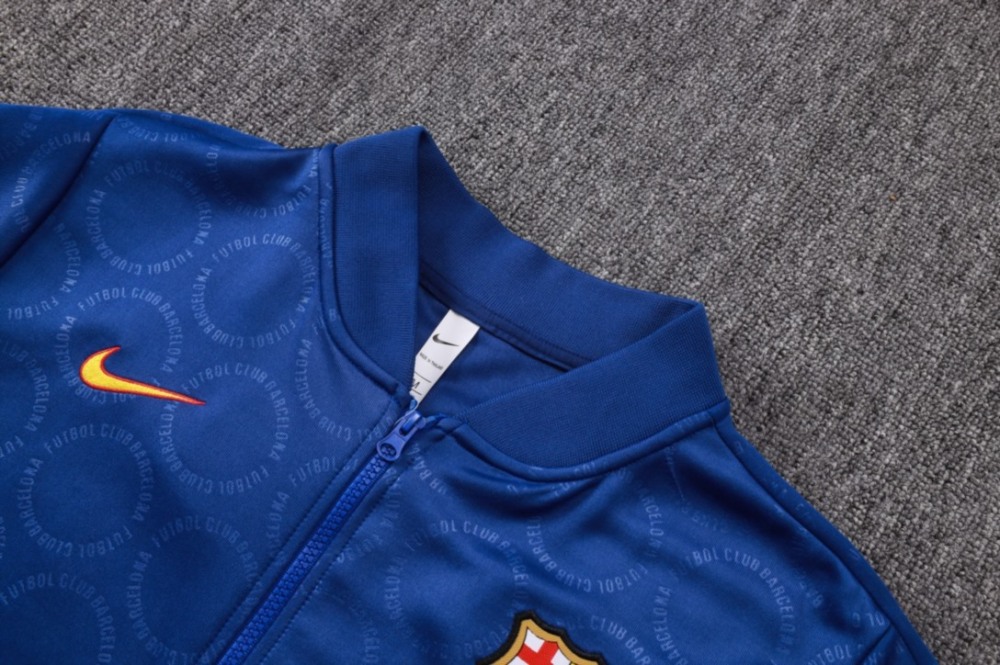 2026/27 Barcelona Blue Jacket Training Suit Set