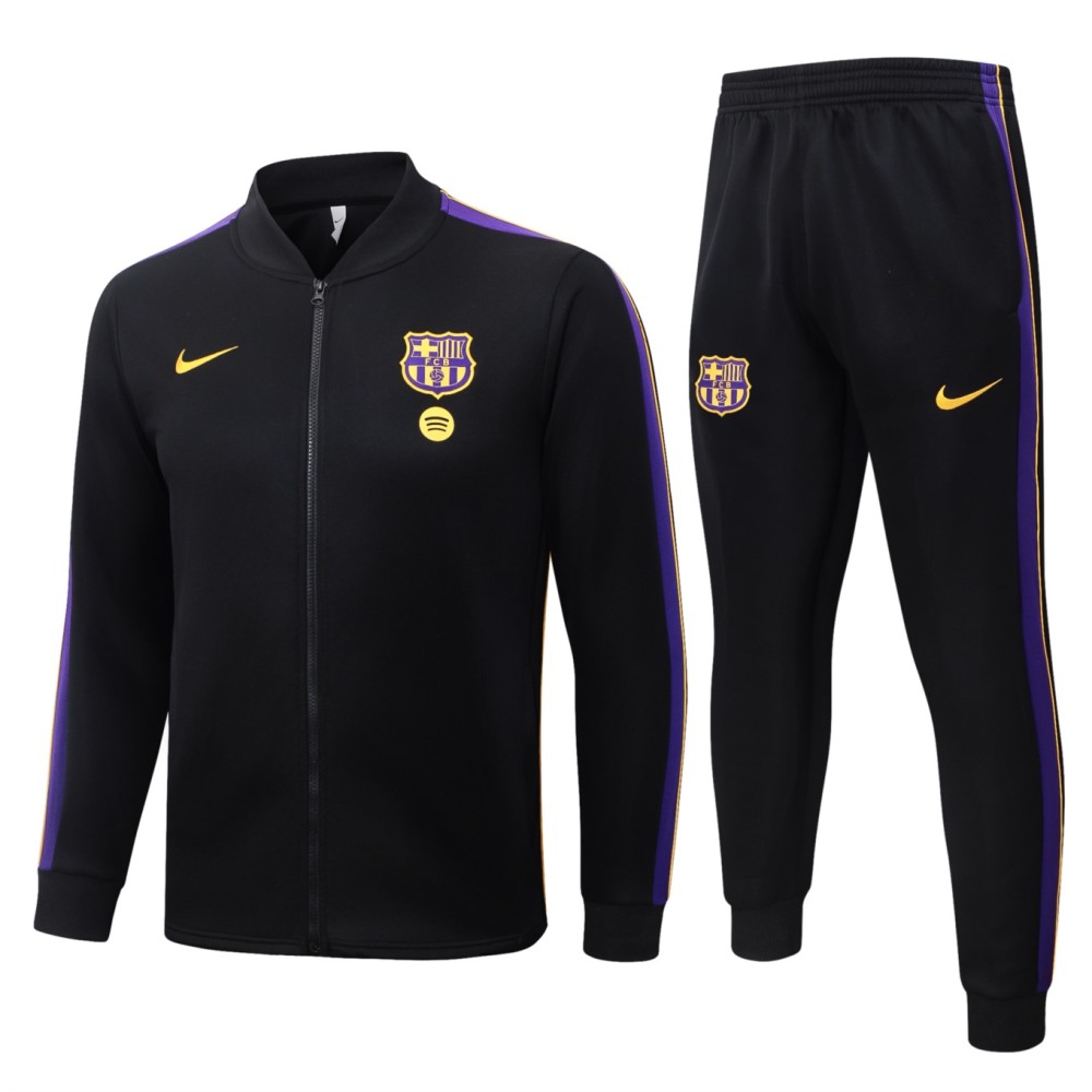 2026/27 Barcelona Black Jacket Training Suit Set