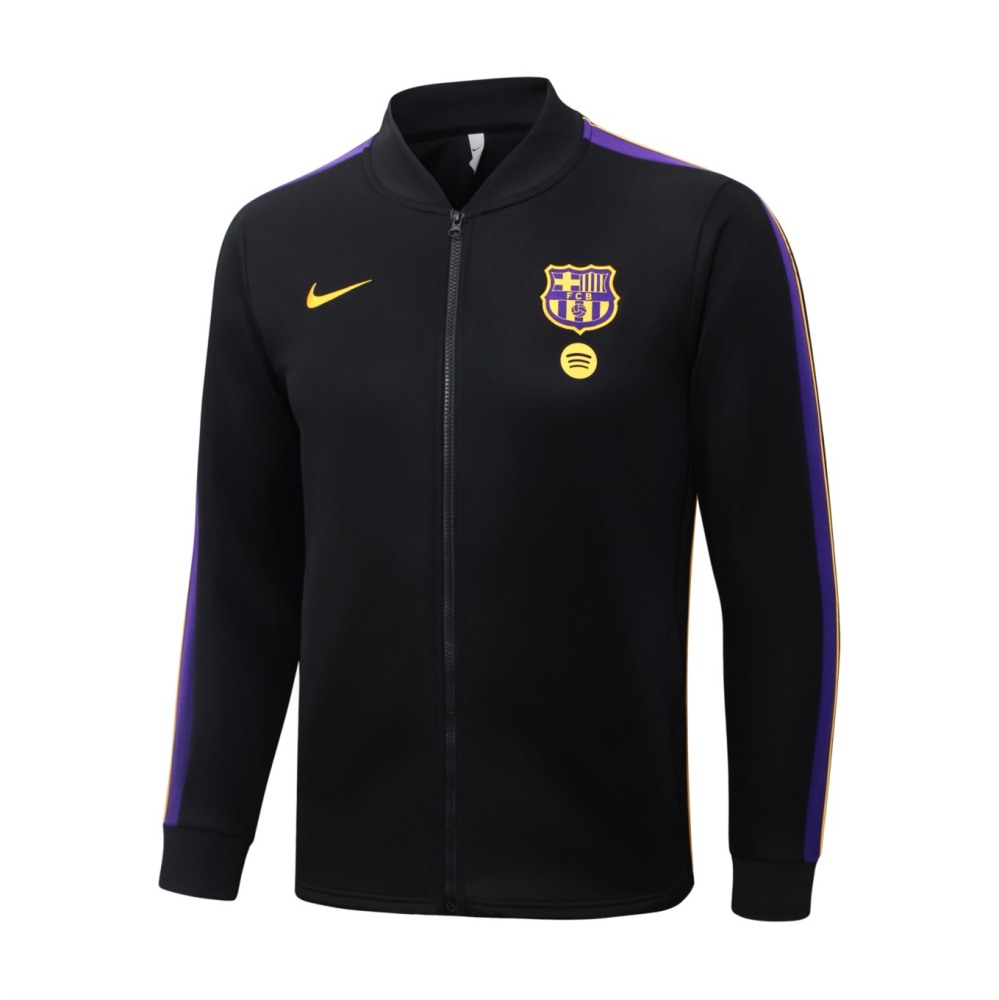 2026/27 Barcelona Black Jacket Training Suit Set