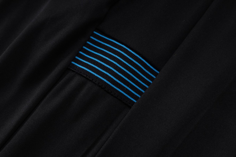 2026/27 Naples Black Long-sleeved half-pull training kit