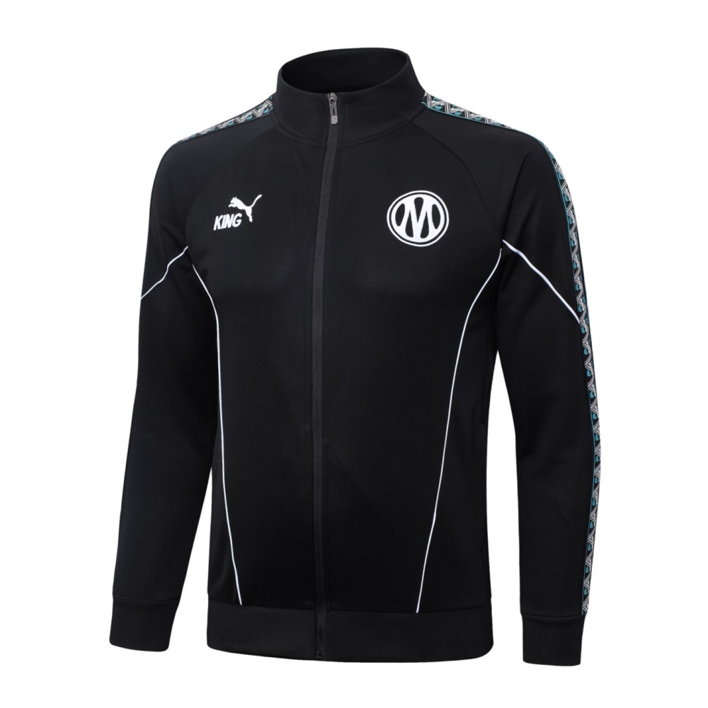 2026/27 Marseilles Black Jacket Training Suit Set