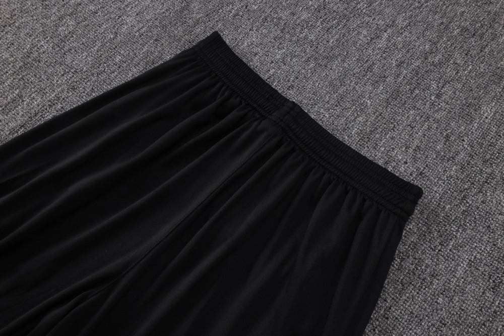 2026/27 Naples Black Long-sleeved half-pull training kit