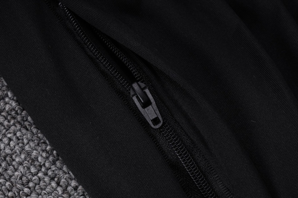 2026/27 Naples Black Long-sleeved half-pull training kit