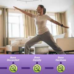 Eubone Calcium Supplements, 2000iu Vitamin D3 K2 4800iu & Magnesium, Hormone Support for Women, Bone Health & Strength & Density Plant Calcium Complex, 30 Servings