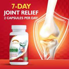 JointAlive® Joint Support - In just 7 days! Clinically inspired and designed for fast-acting relief.