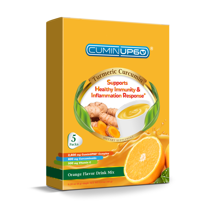 CuminUP60® Orange Flavored Turmeric Curcumin Drink