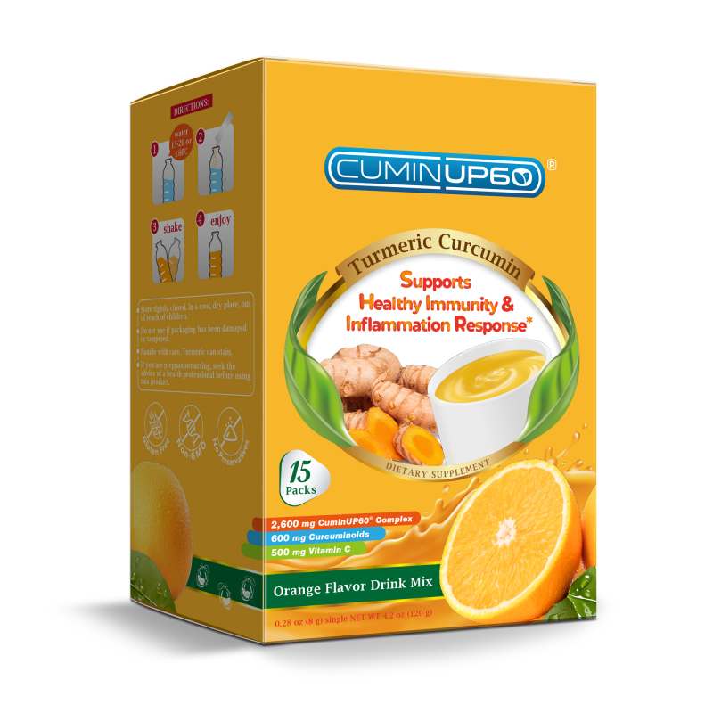 CuminUP60® Orange Flavored Turmeric Curcumin Drink