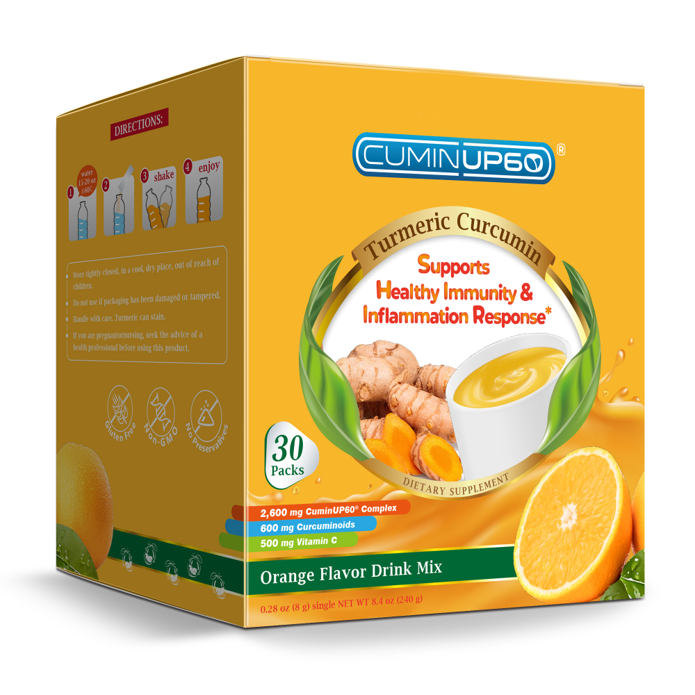 CuminUP60® Orange Flavored Turmeric Curcumin Drink
