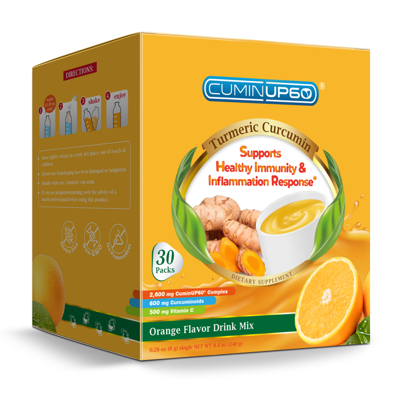 CuminUP60® Orange Flavored Turmeric Curcumin Drink