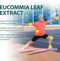 Natural Purge Uric Acid Flush, Support Uric Acid Cleanse and Balance, Joints and Mobility, Tart Cherry, Celery Seed and Eucommia Leaf Extract, Feet and Joint Support Supplement, 60 Capsules