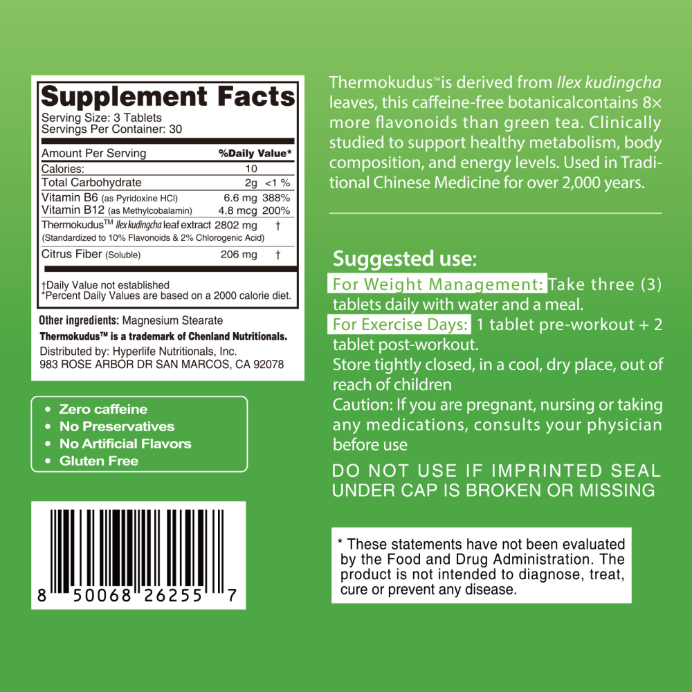 PureBotan Fat Burner for Women and Men, Weight Loss Supplements with Kudingcha Extract, Citrus Fiber, Vitamin B6 and Vitamins B12, Metabolism Support, Fat Burning Diet Pills, 90 Tablets