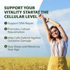 Liposomal NAD+ Resveratrol Supplement 1300mg, High Bioavailable Trans Resveratrol ResUP10, with Extra Strength NAD Plus, Support Aging, Cardiovascular Health and Cellular Energy, 60 Capsules