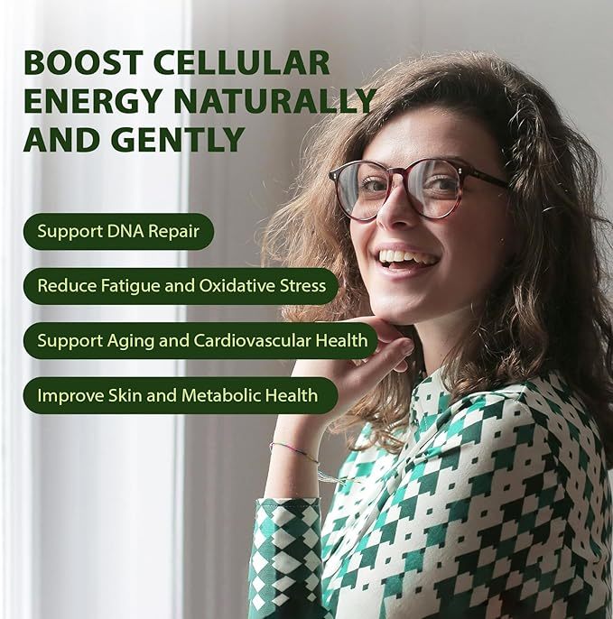 Liposomal NAD+ Resveratrol Supplement 1300mg, High Bioavailable Trans Resveratrol ResUP10, with Extra Strength NAD Plus, Support Aging, Cardiovascular Health and Cellular Energy, 60 Capsules