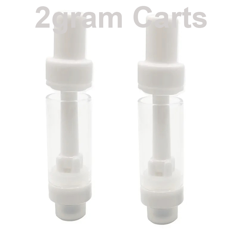 New 2Grams Disposable Full Ceramic Mouthpiece 510 vape Cartridge for CBD battery