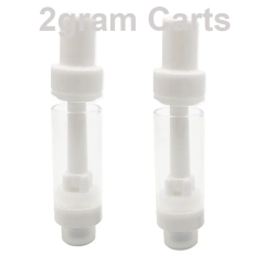 New 2Grams Disposable Full Ceramic Mouthpiece 510 vape Cartridge for CBD battery