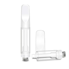 Empty 0.5ml 1ml Disposable Full Ceramic Mouthpiece 510 vape Cartridge for CBD battery