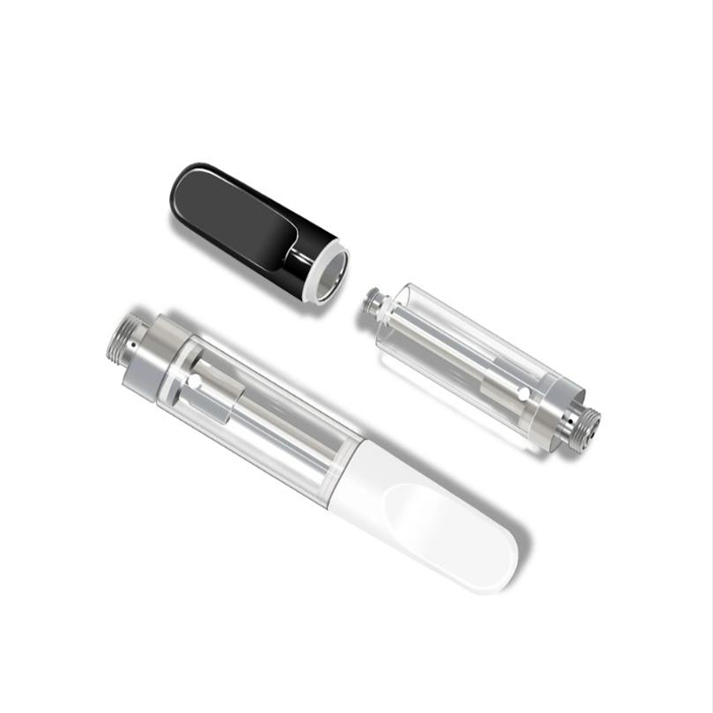 Black White Empty 0.5ml 1ml  CCELL 510 Ceramic Mouthpiece 510 Thc Cartridge