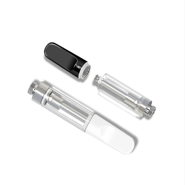 Black White Empty 0.5ml 1ml  CCELL 510 Ceramic Mouthpiece 510 Thc Cartridge