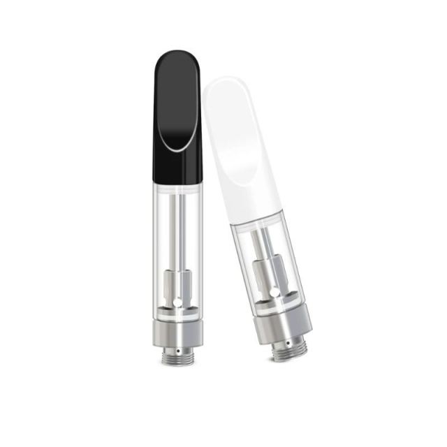 Black White Empty 0.5ml 1ml  CCELL 510 Ceramic Mouthpiece 510 Thc Cartridge