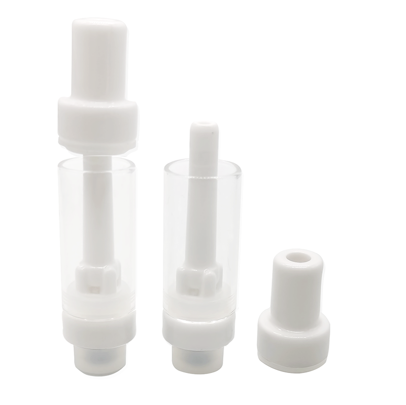 New 2Grams Disposable Full Ceramic Mouthpiece 510 vape Cartridge for CBD battery