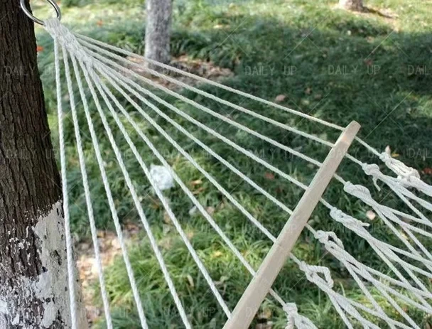 Breathable Cotton Net Hammock With Lightweight Strong Ropes Balance Beam For Outdoor Leisure Courtyard Camping Hiking,Breathable Cotton Net Hammock With Lightweight Strong Ropes Balance Beam For Outdoor Leisure Courtyard Camping Hiking,DAILY UP FURNITURE-The professional supplier of School Furniture, Office Furniture, Home Furnirure