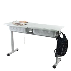 School Double Desk With Large Basket desk and chair set for school students,School Double Desk With Large Basket desk and chair set for school students,DAILY UP FURNITURE-The professional supplier of School Furniture, Office Furniture, Home Furnirure