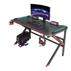 K-shaped Gaming Table With Carbon Fiber Racing Gaming PC Computer Desk Gaming Table For E-sports,K-shaped Gaming Table With Carbon Fiber Racing Gaming PC Computer Desk Gaming Table For E-sports,DAILY UP FURNITURE-The professional supplier of School Furniture, Office Furniture, Home Furnirure