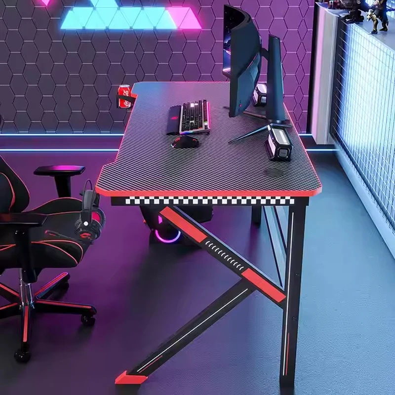 K-shaped Gaming Table With Carbon Fiber Racing Gaming PC Computer Desk Gaming Table For E-sports,K-shaped Gaming Table With Carbon Fiber Racing Gaming PC Computer Desk Gaming Table For E-sports,DAILY UP FURNITURE-The professional supplier of School Furniture, Office Furniture, Home Furnirure