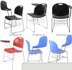 Sled Frame Training Chair With Tablet Ergonomic Conference Meeting Chair With Writing Pad Student Study Chair With Book Holder,Sled Frame Training Chair With Tablet Ergonomic Conference Meeting Chair With Writing Pad Student Study Chair With Book Holder,DAILY UP FURNITURE-The professional supplier of School Furniture, Office Furniture, Home Furnirure