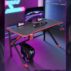 K-shaped Gaming Table With Carbon Fiber Racing Gaming PC Computer Desk Gaming Table For E-sports,K-shaped Gaming Table With Carbon Fiber Racing Gaming PC Computer Desk Gaming Table For E-sports,DAILY UP FURNITURE-The professional supplier of School Furniture, Office Furniture, Home Furnirure