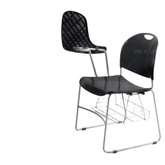 Sled Frame Training Chair With Tablet Ergonomic Conference Meeting Chair With Writing Pad Student Study Chair With Book Holder,Sled Frame Training Chair With Tablet Ergonomic Conference Meeting Chair With Writing Pad Student Study Chair With Book Holder,DAILY UP FURNITURE-The professional supplier of School Furniture, Office Furniture, Home Furnirure