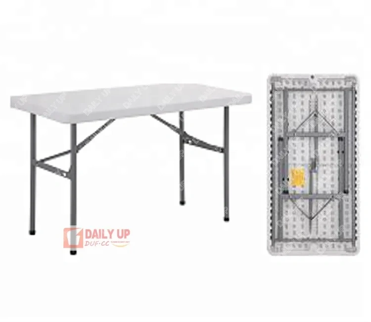 Rectangle Folding Picnic Table for Garden Outdoor Metal Table And Chair Plastic Portable Suitcase Folding Table,Rectangle Folding Picnic Table for Garden Outdoor Metal Table And Chair Plastic Portable Suitcase Folding Table,DAILY UP FURNITURE-The professional supplier of School Furniture, Office Furniture, Home Furnirure