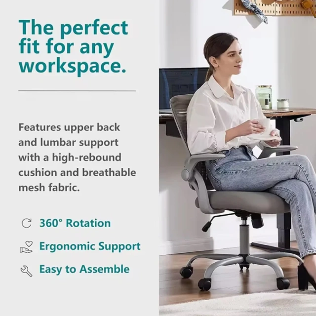Mid Back Mesh Home Office Chair Ergonomic Computer Desk Chair Height Adjustable Rolling Swivel Task Chair,Mid Back Mesh Home Office Chair Ergonomic Computer Desk Chair Height Adjustable Rolling Swivel Task Chair,DAILY UP FURNITURE-The professional supplier of School Furniture, Office Furniture, Home Furnirure