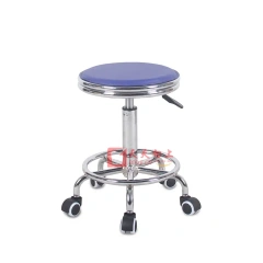 Adjustable Laboratory Stool With Footrest Swivel Leather Seat Lab Stool Fixed Backless Chair For Hospital Workshop Counter,Adjustable Laboratory Stool With Footrest Swivel Leather Seat Lab Stool Fixed Backless Chair For Hospital Workshop Counter,DAILY UP FURNITURE-The professional supplier of School Furniture, Office Furniture, Home Furnirure