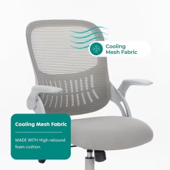 Mid Back Mesh Home Office Chair Ergonomic Computer Desk Chair Height Adjustable Rolling Swivel Task Chair,Mid Back Mesh Home Office Chair Ergonomic Computer Desk Chair Height Adjustable Rolling Swivel Task Chair,DAILY UP FURNITURE-The professional supplier of School Furniture, Office Furniture, Home Furnirure