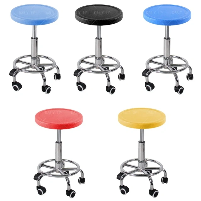 Swivel Adjustable Lab Stool With Footrest Frosted Thickened Seat Hospital Stool With Wheels For School Laboratory Workshop,Swivel Adjustable Lab Stool With Footrest Frosted Thickened Seat Hospital Stool With Wheels For School Laboratory Workshop,DAILY UP FURNITURE-The professional supplier of School Furniture, Office Furniture, Home Furnirure