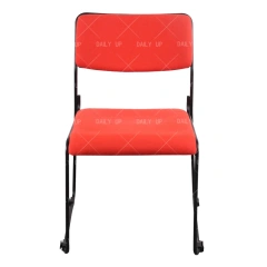Stackable Sled Dining Chair With Padded Cushion living room chair leisure chair,Stackable Sled Dining Chair With Padded Cushion living room chair leisure chair,DAILY UP FURNITURE-The professional supplier of School Furniture, Office Furniture, Home Furnirure