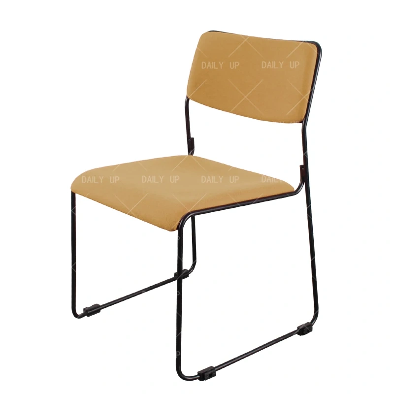 Stackable Sled Dining Chair With Padded Cushion living room chair leisure chair,Stackable Sled Dining Chair With Padded Cushion living room chair leisure chair,DAILY UP FURNITURE-The professional supplier of School Furniture, Office Furniture, Home Furnirure