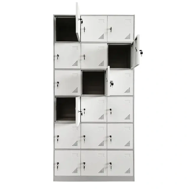 18 door steel storage cabinet lockers metal steel Gym Locker With Ventilation Holes luggage lockers for gym,18 door steel storage cabinet lockers metal steel Gym Locker With Ventilation Holes luggage lockers for gym,DAILY UP FURNITURE-The professional supplier of School Furniture, Office Furniture, Home Furnirure