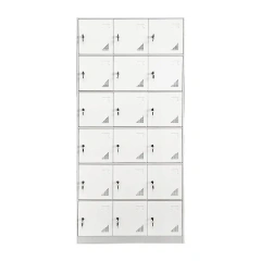 18 door steel storage cabinet lockers metal steel Gym Locker With Ventilation Holes luggage lockers for gym,18 door steel storage cabinet lockers metal steel Gym Locker With Ventilation Holes luggage lockers for gym,DAILY UP FURNITURE-The professional supplier of School Furniture, Office Furniture, Home Furnirure