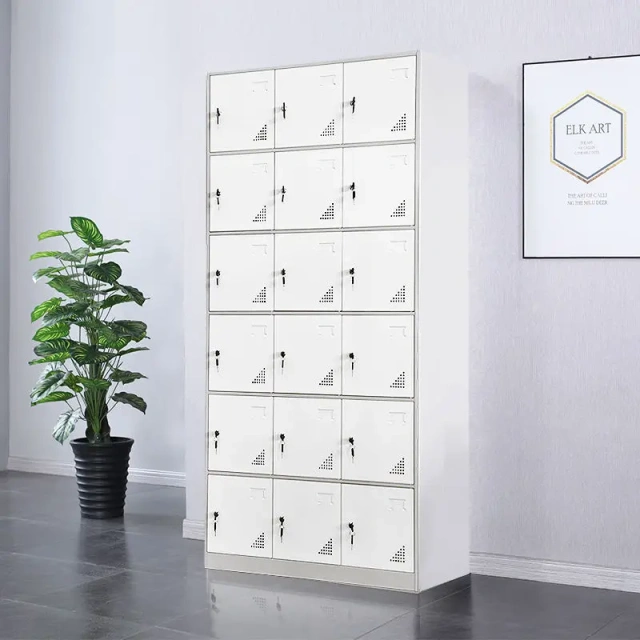 18 door steel storage cabinet lockers metal steel Gym Locker With Ventilation Holes luggage lockers for gym,18 door steel storage cabinet lockers metal steel Gym Locker With Ventilation Holes luggage lockers for gym,DAILY UP FURNITURE-The professional supplier of School Furniture, Office Furniture, Home Furnirure