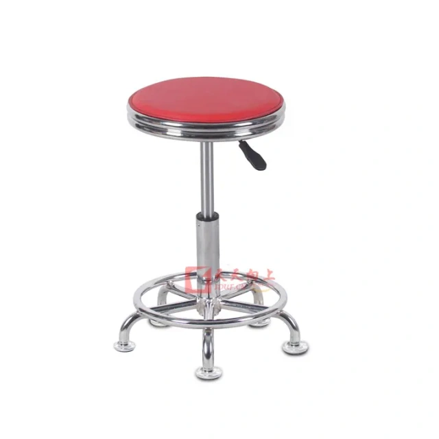 Adjustable Laboratory Stool With Footrest Swivel Leather Seat Lab Stool Fixed Backless Chair For Hospital Workshop Counter,Adjustable Laboratory Stool With Footrest Swivel Leather Seat Lab Stool Fixed Backless Chair For Hospital Workshop Counter,DAILY UP FURNITURE-The professional supplier of School Furniture, Office Furniture, Home Furnirure