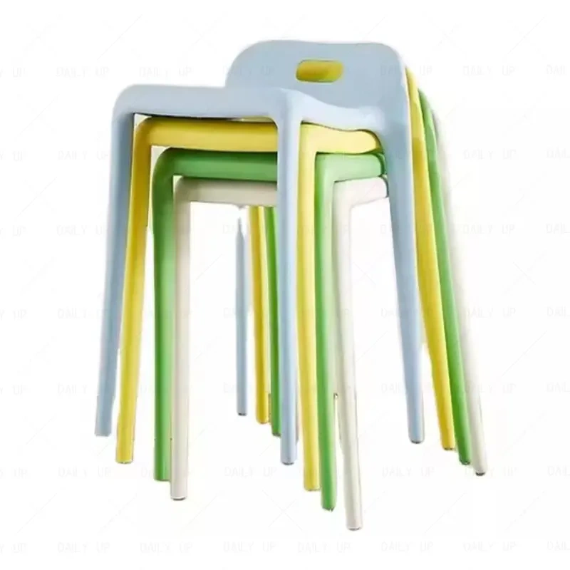 Stackable Plastic Backless Chair Modern Style Luxury French Dining Chair Durable Household Living Room Kitchen Chair,Stackable Plastic Backless Chair Modern Style Luxury French Dining Chair Durable Household Living Room Kitchen Chair,DAILY UP FURNITURE-The professional supplier of School Furniture, Office Furniture, Home Furnirure