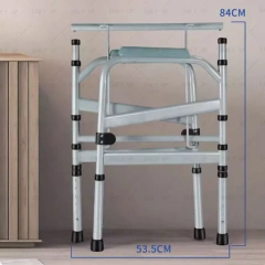 Upholstered Folding Commode Chair With Armrests Adjustable Anti-Skid Shower Chair For Disabled Hospital Patient,Upholstered Folding Commode Chair With Armrests Adjustable Anti-Skid Shower Chair For Disabled Hospital Patient,DAILY UP FURNITURE-The professional supplier of School Furniture, Office Furniture, Home Furnirure