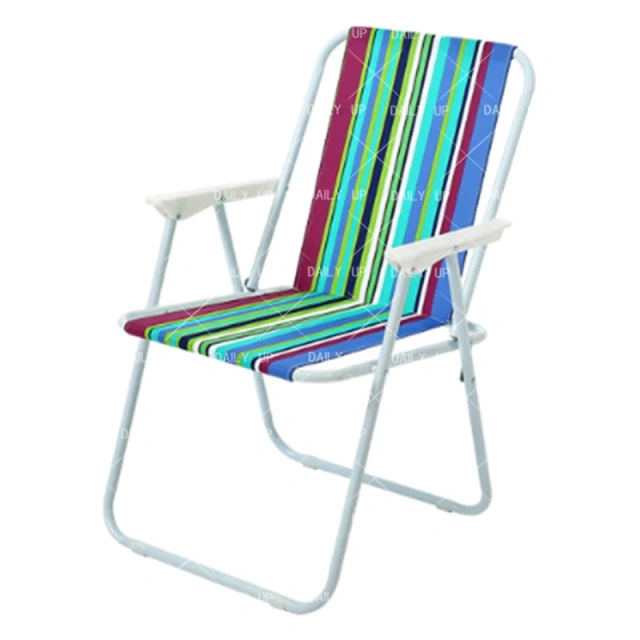 Foldable Outdoor Leisure Chair With Armrests Breathable Fabric Folding Striped Beach Armchair For Courtyard Fishing Camping,Foldable Outdoor Leisure Chair With Armrests Breathable Fabric Folding Striped Beach Armchair For Courtyard Fishing Camping,DAILY UP FURNITURE-The professional supplier of School Furniture, Office Furniture, Home Furnirure